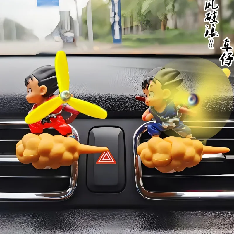 Cartoon Auto Perfume Wukong Action Figures Car Outlet Clamp Miniature Ornament Accessories Aromatherapy Cute Decor Model Toys