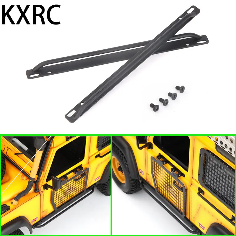 

KXRC 1Set Metal Simulation Cab Side Steps Accessories for 1/10 RC Crawler Car RC4WD D90 Jingguan Car Shell Upgrade Parts