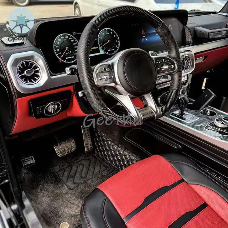 Fabrycznie Nowe, Najlepiej Sprzedające Się Elementy do Tuningu Wnętrza Samochodu Mercedes-Benz Klasy G (G350, G500, G550) do Przeróbki na G63/G65 - Zestaw do Modyfikacji Wnętrza i Siedzeń