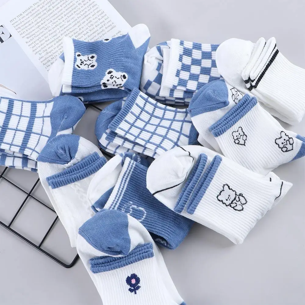موضة مريحة Harajuku الإناث القطن الشتاء الخريف الرياضة الأوسط جوارب أنبوبية النساء الجوارب الدب الجوارب زوجين الجوارب