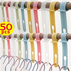 Most 50pcs Windproof Hanger Buckles Anti-fall Fixed Anti-slip Outdoor Drying Clothes Rod Hooks Adjustment Hanging Hook Buckle