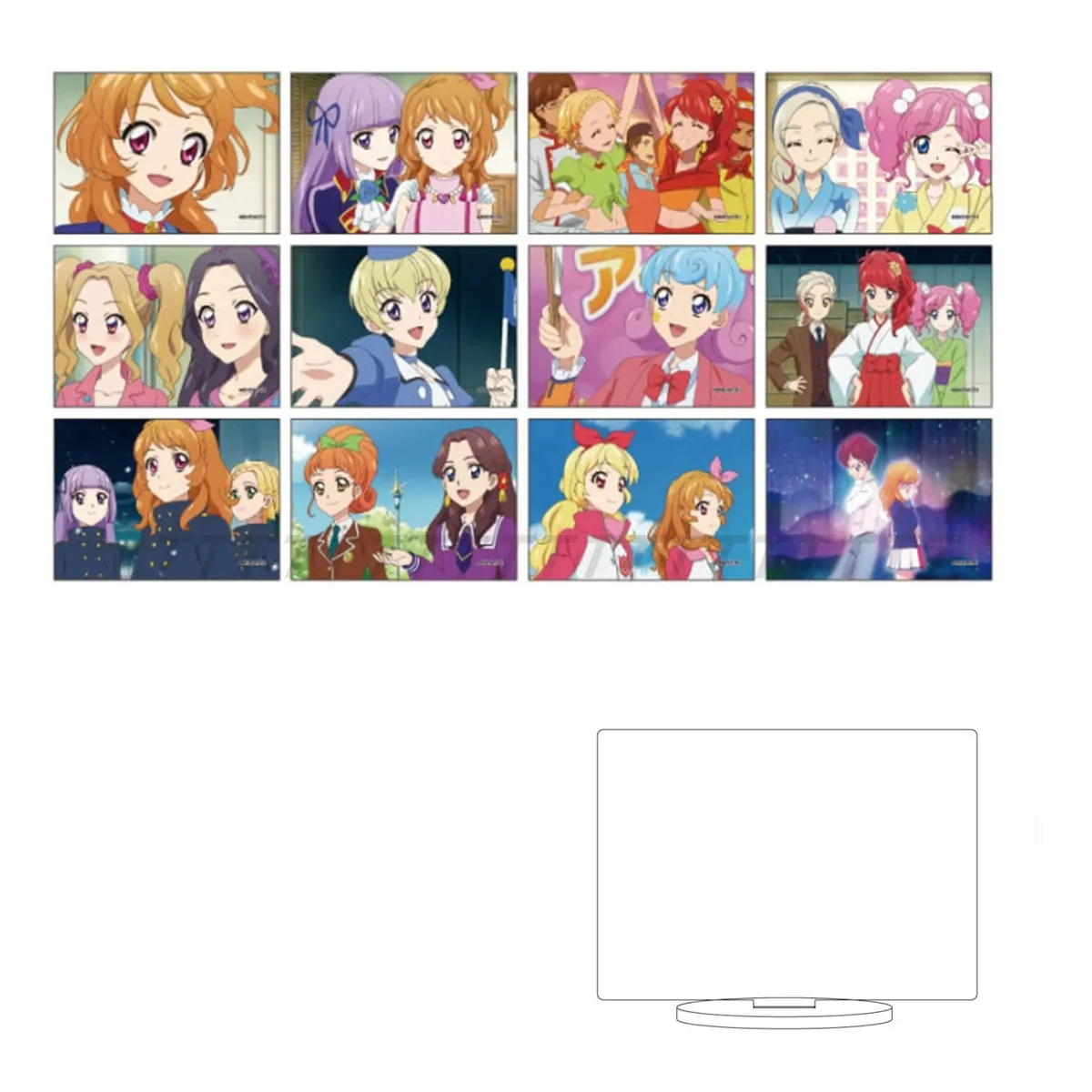 

Game Kanzaki Akayi Ichigo Hoshimiya Sumire Hikami Kaede Mizuki Acrylic Stand Figure Doll Anime Keychain Cosplay Toy for Gift
