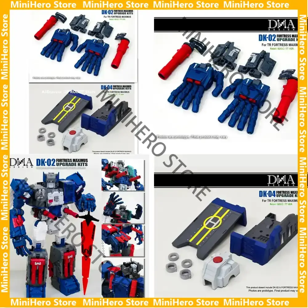 

In Stock Original DNA Design Fortress Maximus upgrade kit 1:18 ABS PVC action figure collectible