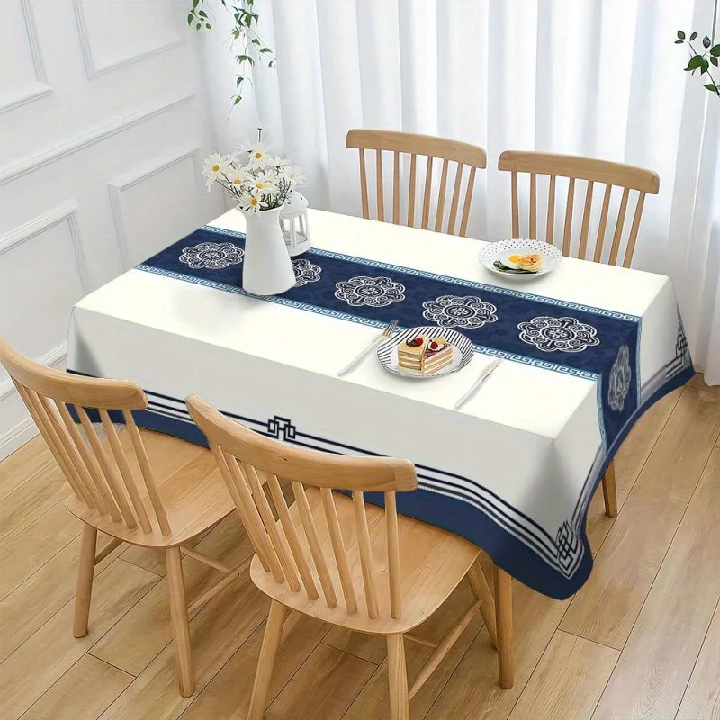 VIKAMA Bohemian-Style Tablecloth Ideal for Decorating Dining Rooms, Luxury Afternoon Tea Tables and Home Furnishings