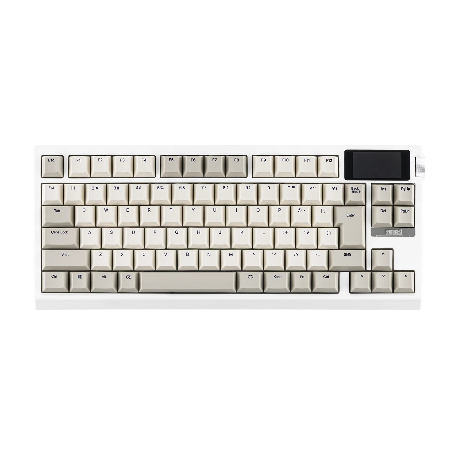 Japanese Version EPOMAKER G84 PRO 80% JIS Layout Hot-Swap Tri-mode Mechanical Gaming Keyboard with 8000mAh Battery & RGB Backlights