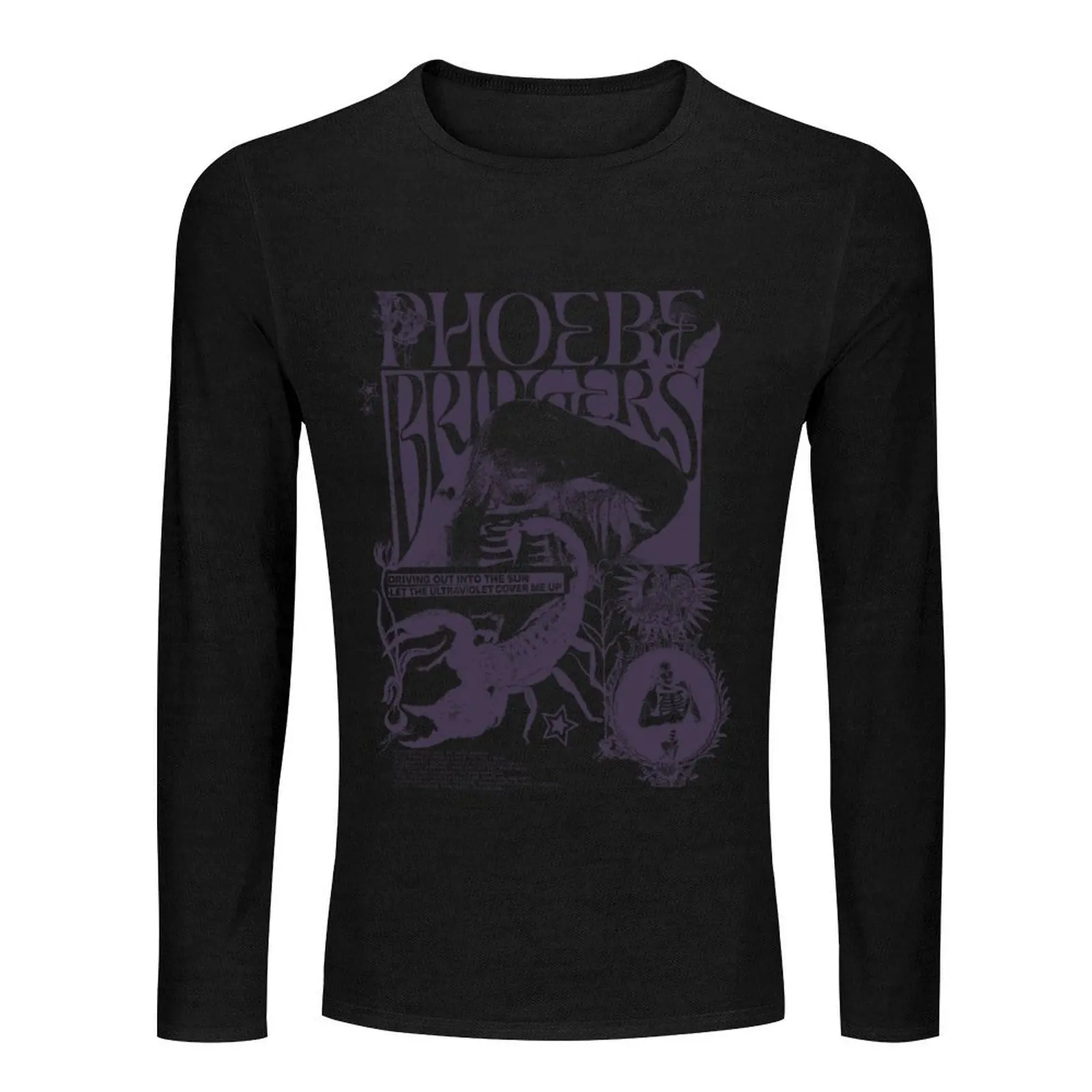 Phoebe Bridgers on Tour Long T-Shirt cute clothes black t shirt graphic t shirts mens t shirt graphic