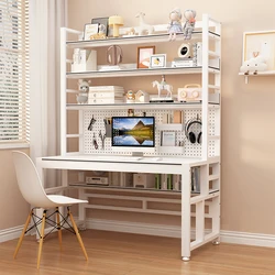 Filing Cabinets Wooden Desk White Storage Bedroom Modern Work Desk Makeup Study Home Shelves Tavolino Living Room Furniture