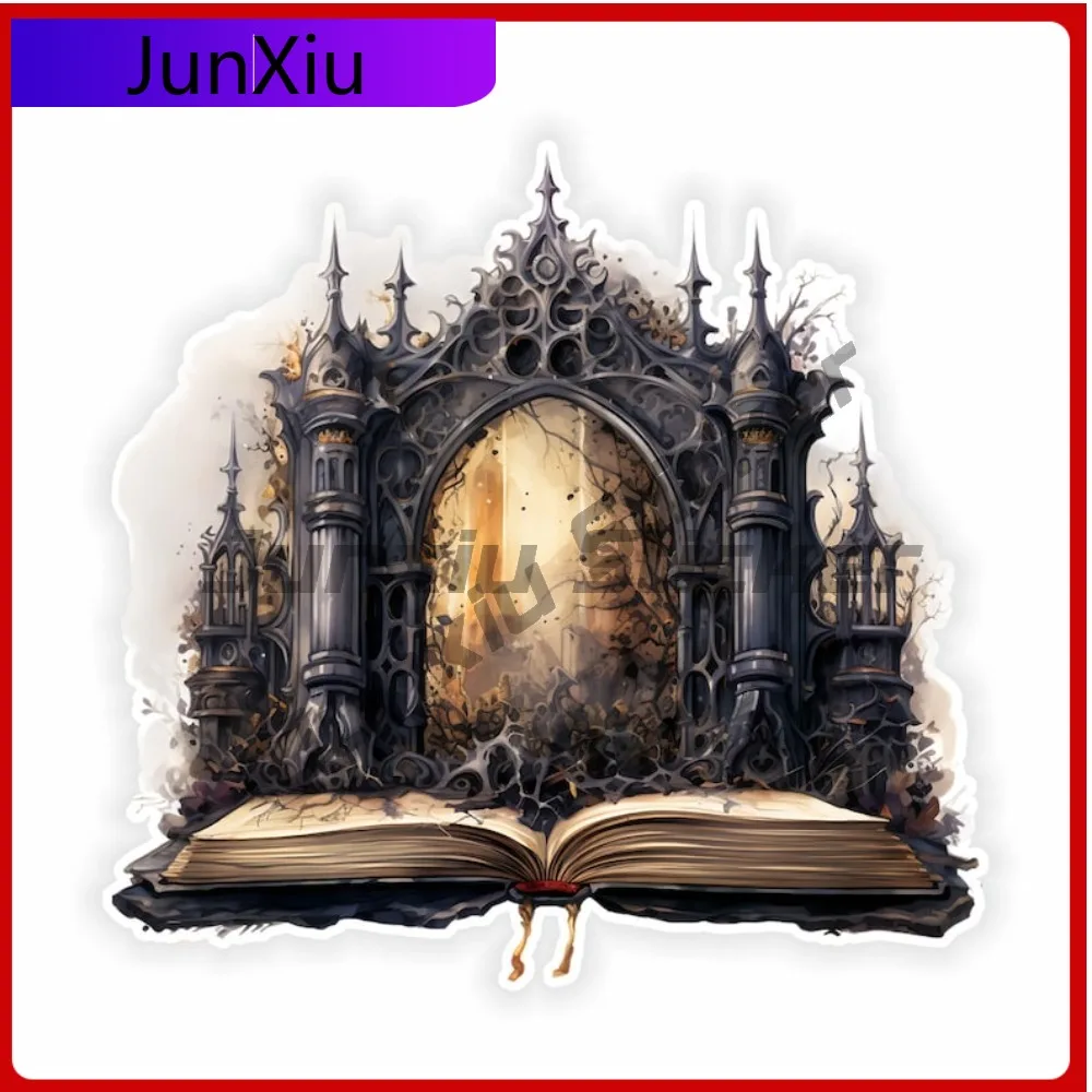 

Gothic Book Decals Waterproof Vinyl Sticker Custom Decal Suv Window Camping Truck Camper Cover Scratch Sticker Jdm Decoration