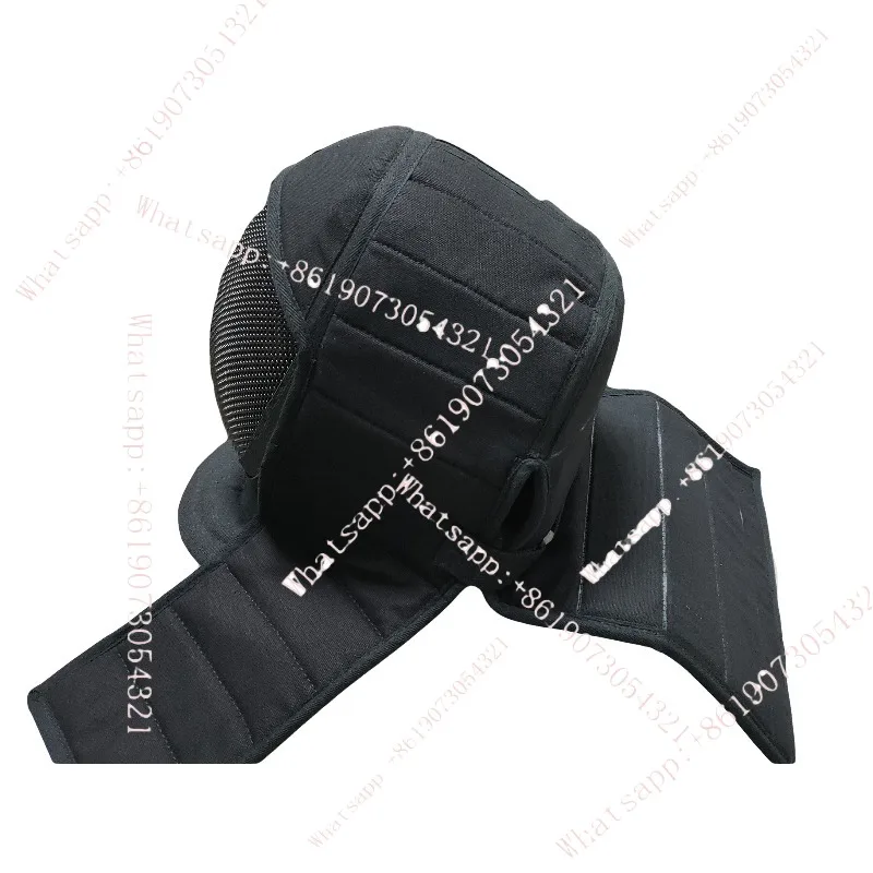 Epee hood, brain pad, black, combat, short soldier protective gear, the new model does not include helmet.