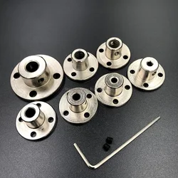 3mm/3.17mm/4mm/5mm/6mm/6.35mm/7mm/8mm/10mm/11mm/12mm/14mm Rigid Flange Coupling Motor Guide Shaft Coupler Motor Connector