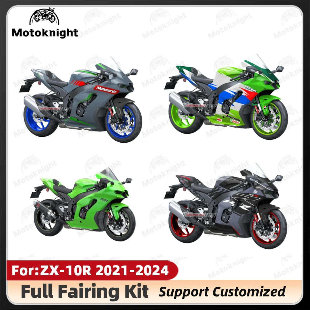 

New ABS Whole Fairings Kit fit for ZX-10R ZX10R zx 10r 2021 2022 2023 2024 21 22 23 24 Bodywork full fairing kit set zxmt
