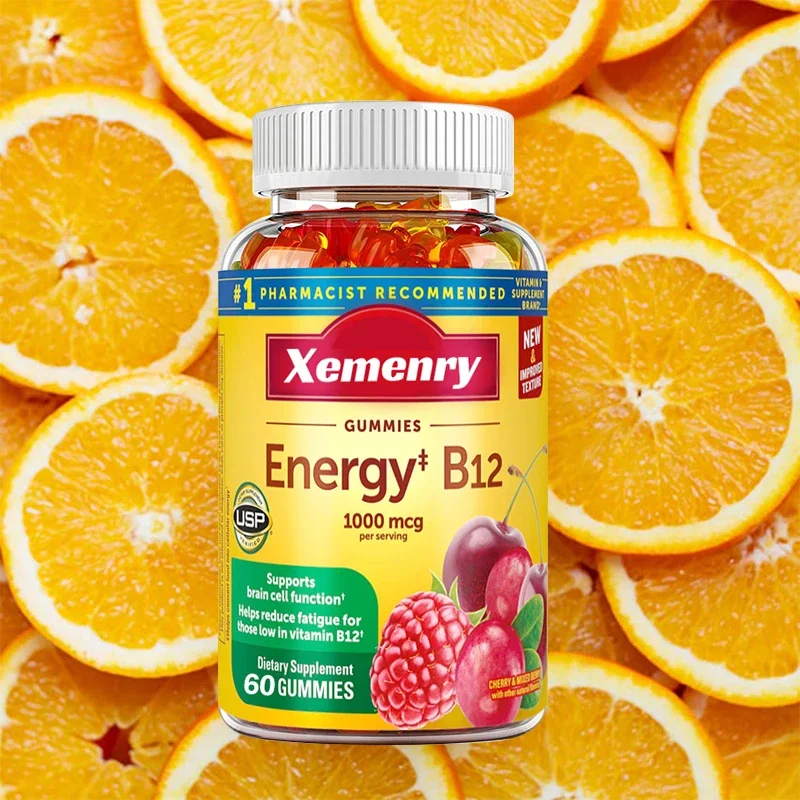 

Vitamin B12 Gummies 1,000 Mcg - Supports Brain Cell Function and Reduces FatigueSupplements