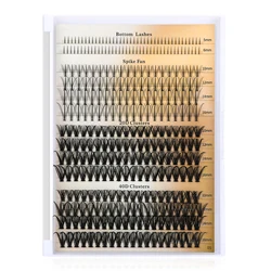 20D 40D Lash clusters set spike fans bottom lashes Extensions mixed DIY false Eyelashes Individual Lash for women Eye Makeup