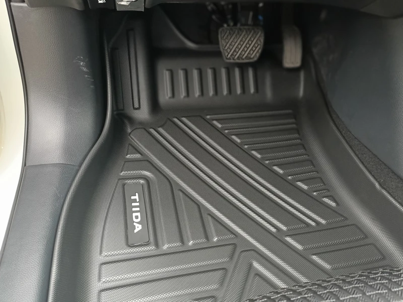 Use for NISSAN Tiida car carpet NISSAN Tiida car floor mats trunk mat Tiida Full Set Trim to Fit For Tiida waterproof floor mats