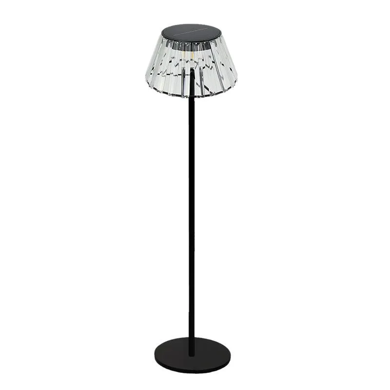Modern Minimalist Portable Solar LED Lawn Light Floor Lamp for Garden Yard Balcony Patio Home Use Room Decor Lighting Fixture