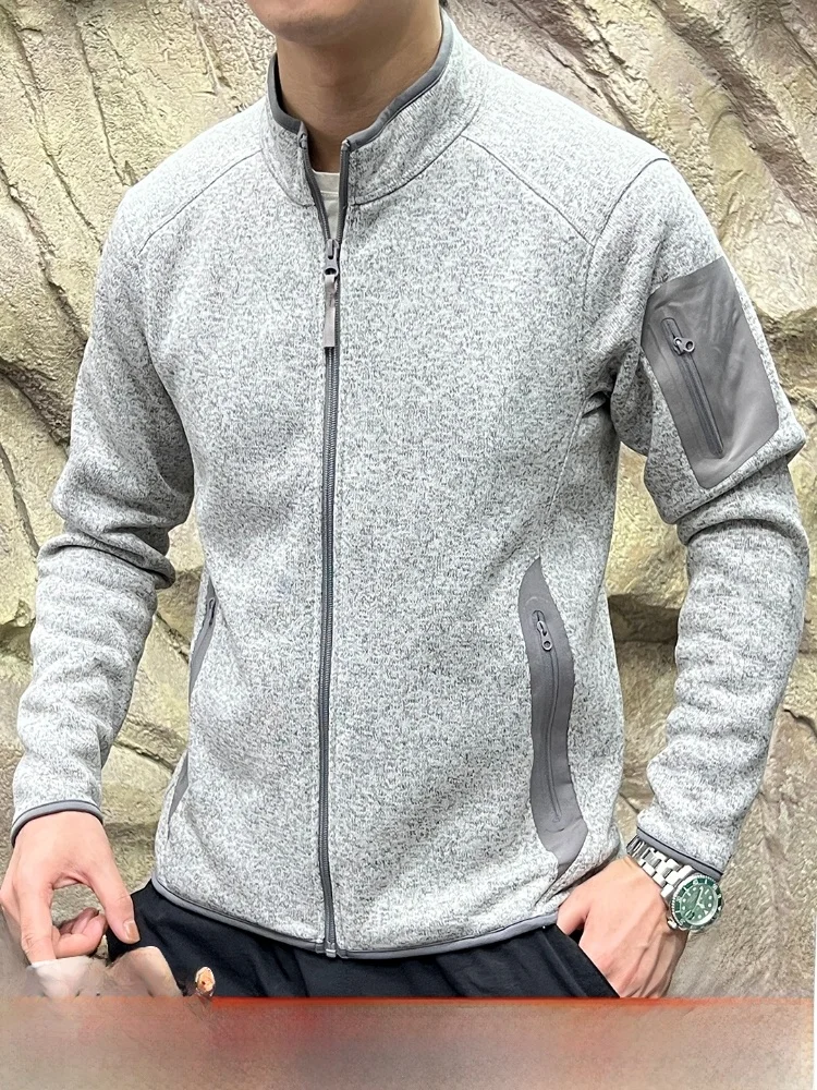 

Открытый Fce Jaet воротник-стойка Pred клей элитный осенне-зимний ex пары теплый полиэстер длинная молния све