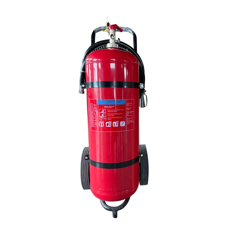 

50KG ABC Dry Chemical Powder Trolley Fire Extinguisher In Wheeled Extincteur