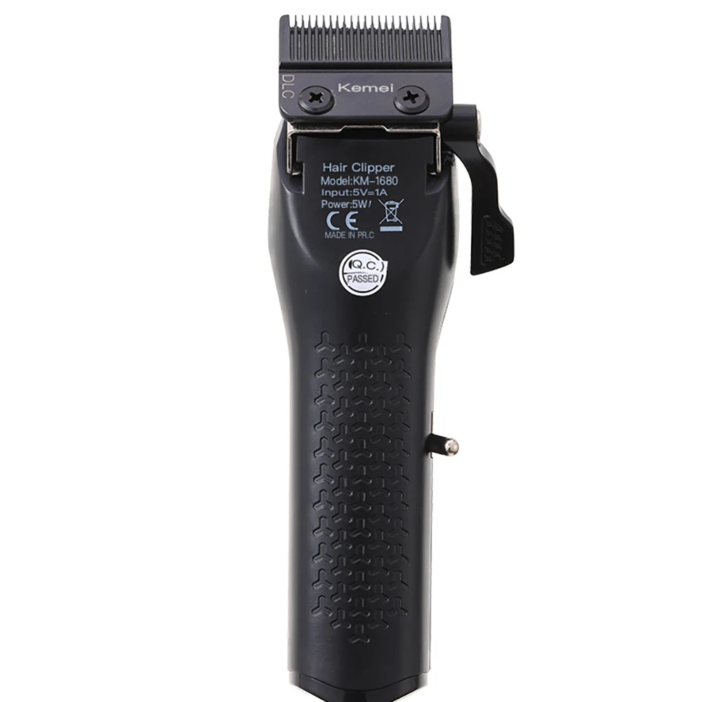 Kemei Electric Hair Clippers and Hair Trimmer Kit Men Professional USB-C Rechargeable Cordless 0mm Finish Hair Cutting Machine