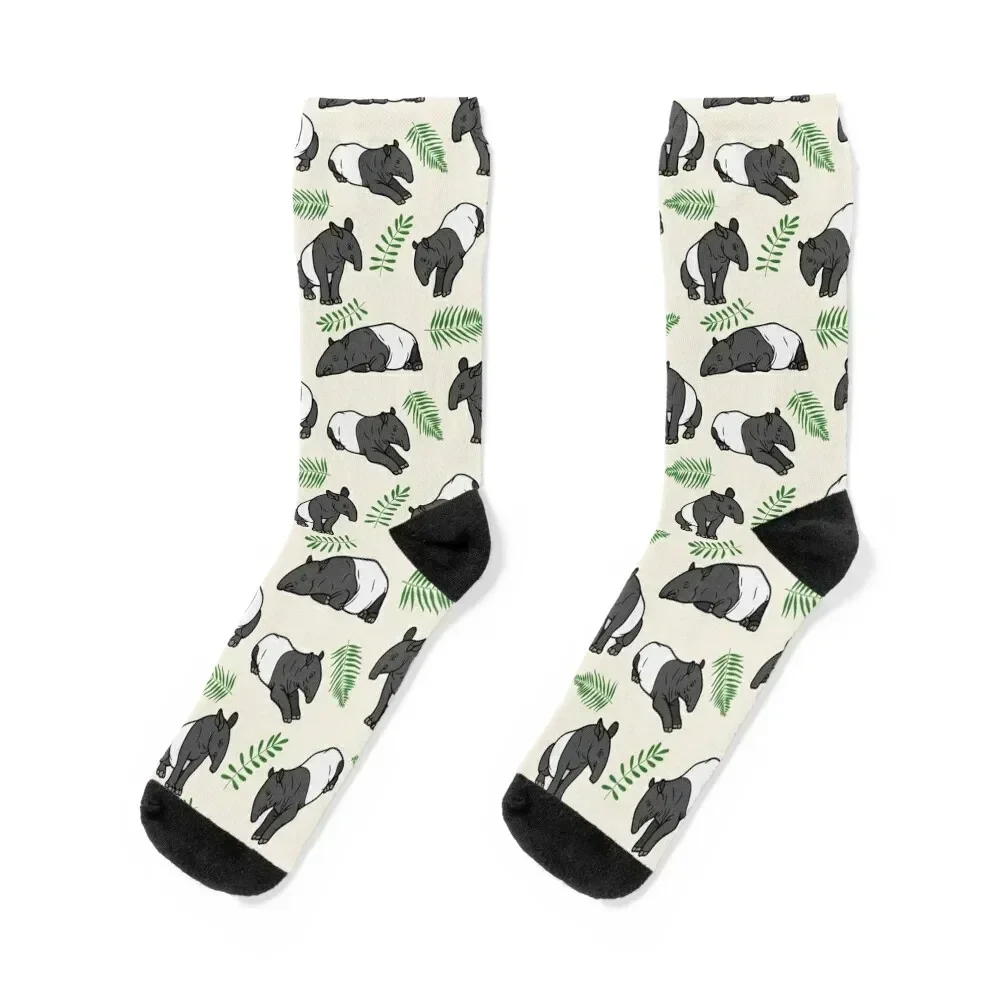 

Funny Tapir Pun For Malayan Tapir Lovers - Sleepy Animal Pun - Tapir Art Socks soccer anti-slip summer Man Socks Women's