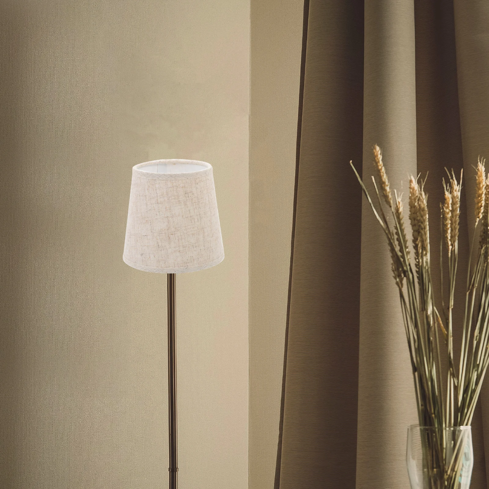 

2 шт. абажур E14, тканевый железный абажур для настольных ламп, прикроватная крышка для стола, смягчающий светильник для домашнего декора, аксессуары для освещения