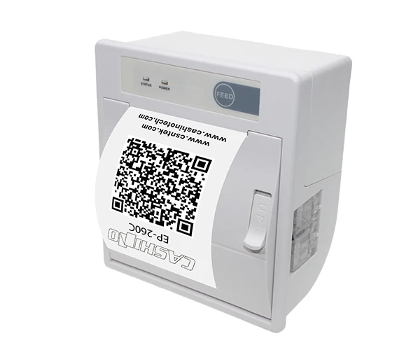 EP-260C 58mm micro panel mount printer mini thermal receipt printer with cutter for queuing machine