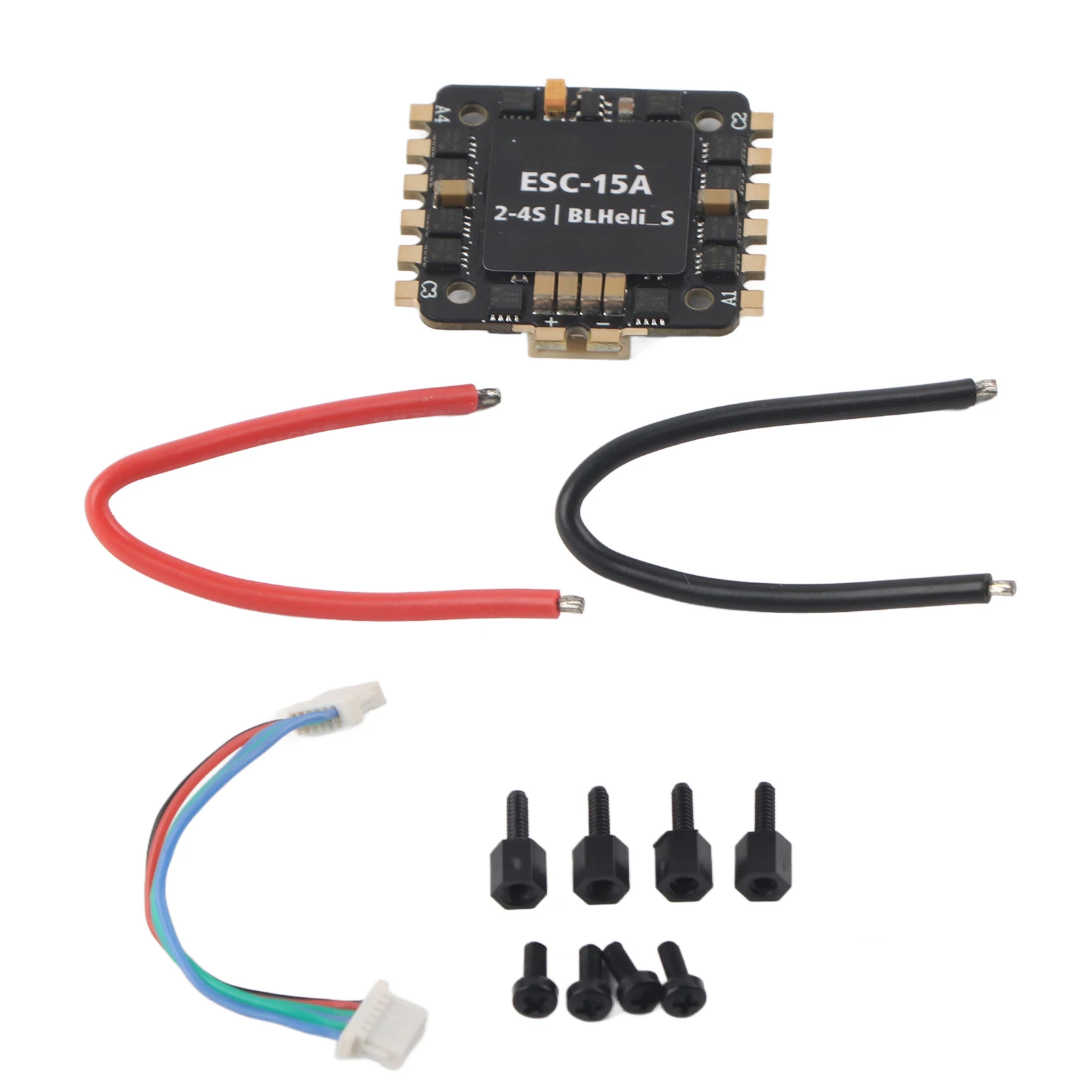

ESC Electronic Speed Controller 15A 4 in 1 Mini Electronic Speed Controller ESC RC Accessory for FPV Drone