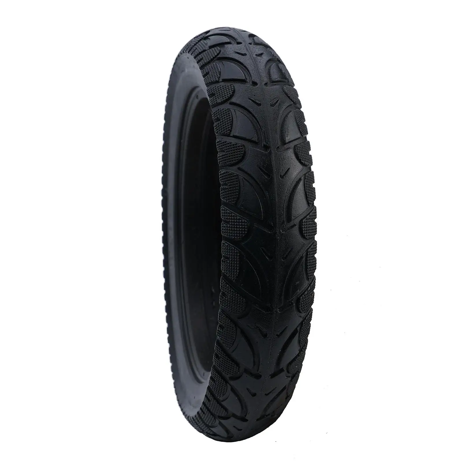 Anti Skid Solid Tire, 12 1/2x1 75x2 1/4(47/57 203), Suitable for Electric Scooters, E bike Black Color, 840g 1 Piece