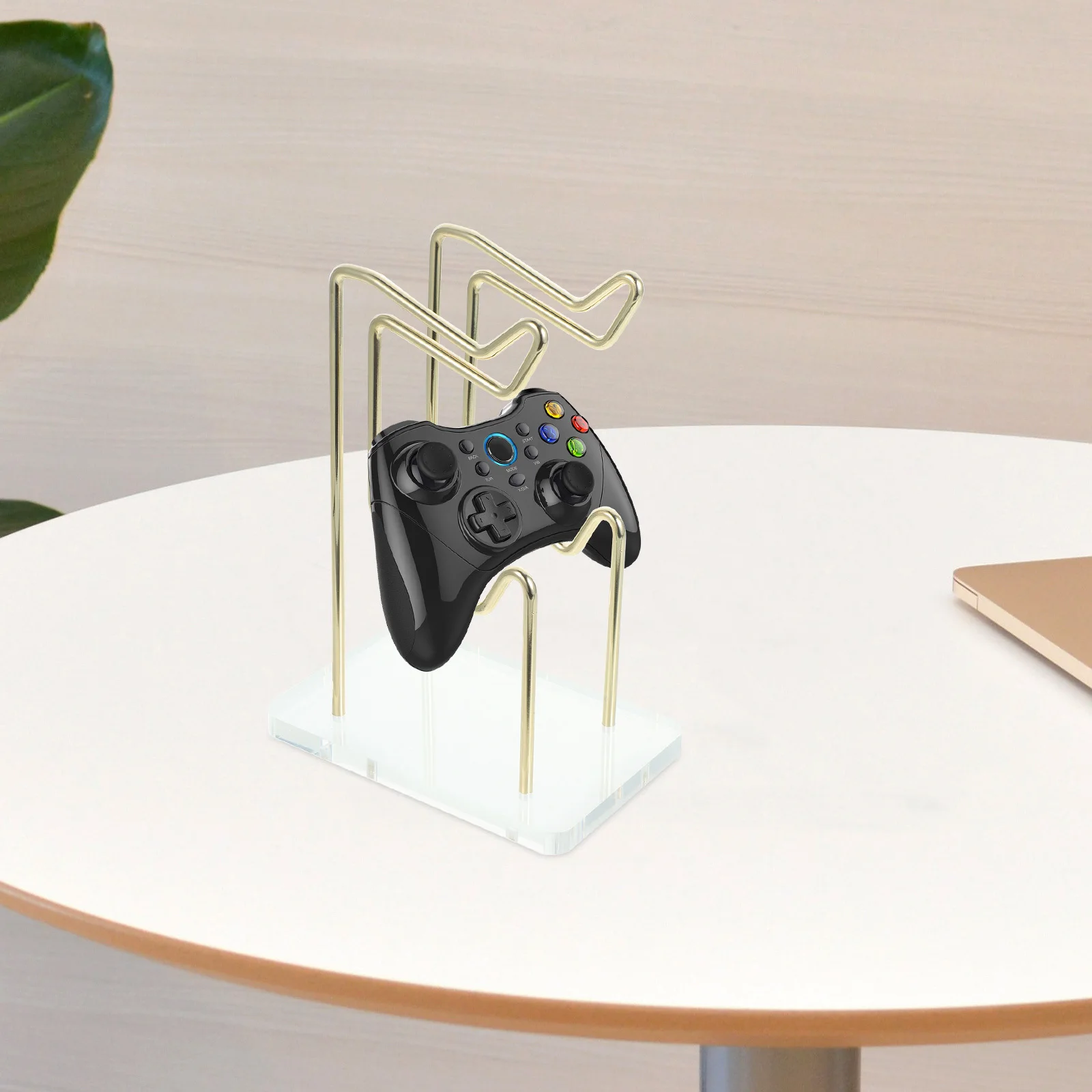 

Metal Iron Controller Stand Game Handle Holder Storage Rack Organizer Display for Home Gaming Space Neat Compact Design