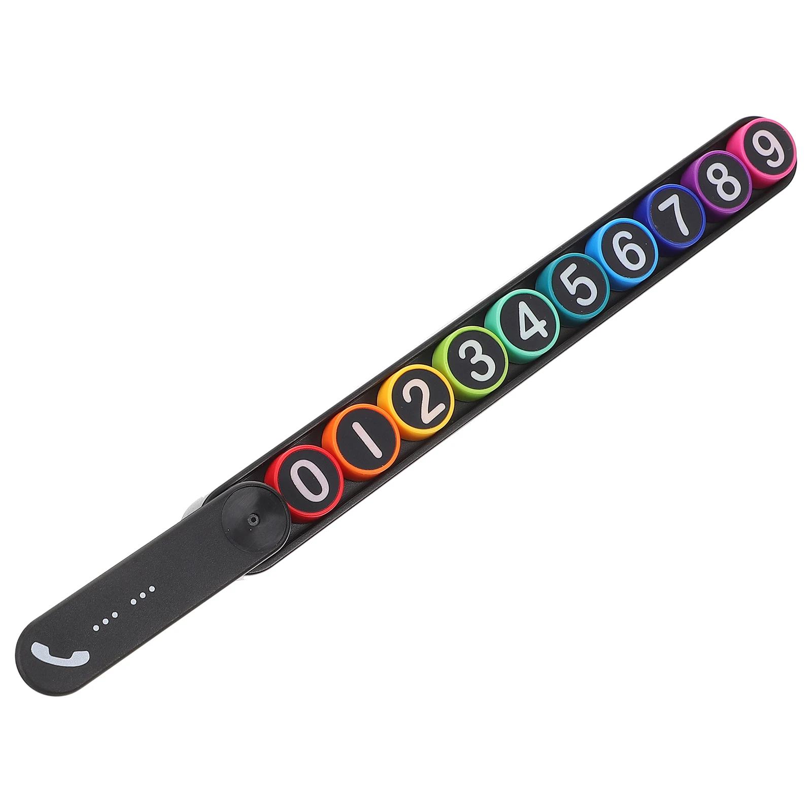 

Max Size Phone for Temporary Car Parking Black Color Plastic Easy Readability Fashion Design Car Ornament Dashboard