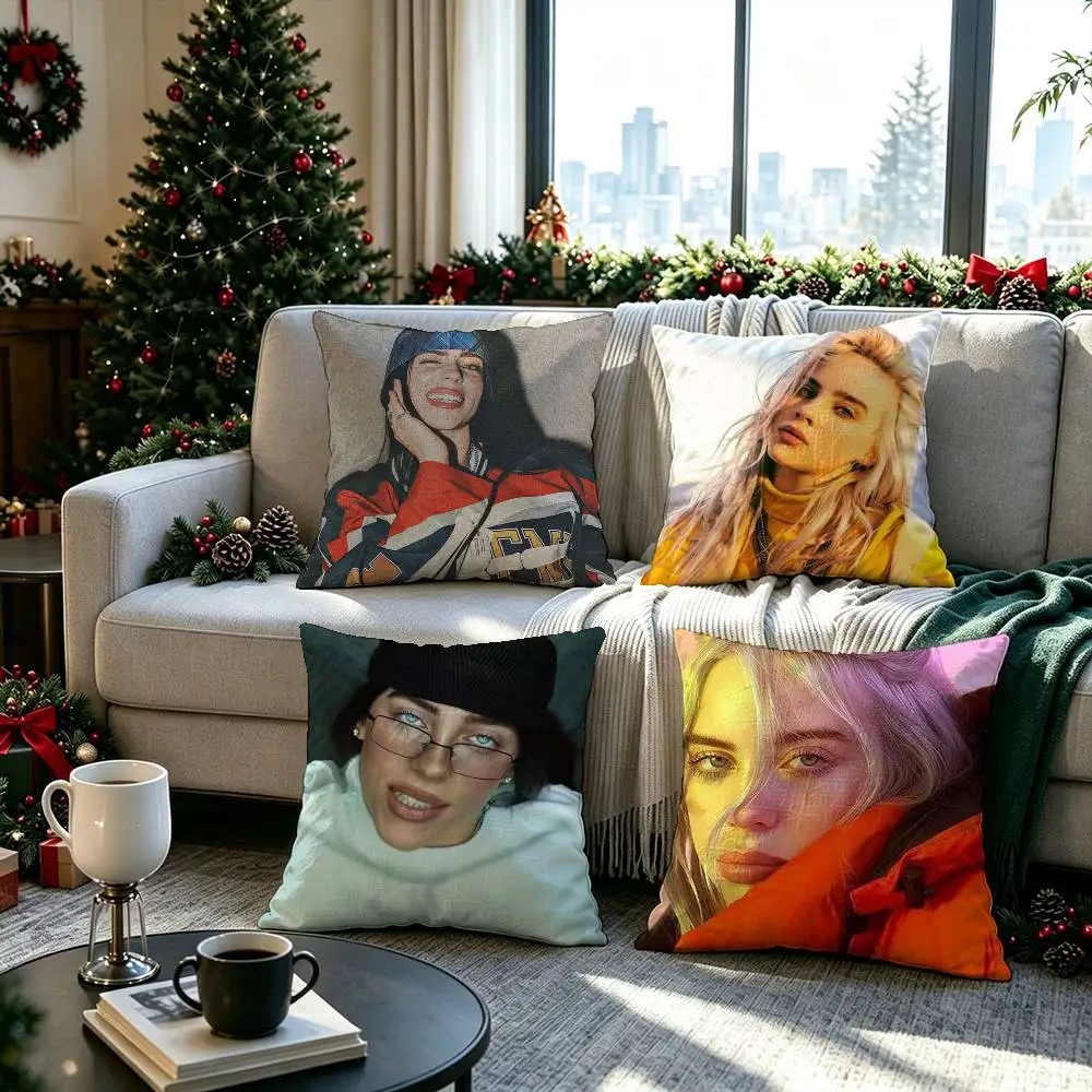 Hot High Burning Singer Billies  Pillow cover Soft Microfiber Pillowcase Home Sofa Decor Surprise Decorative printed.