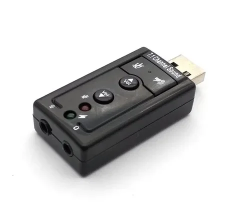 

Мини-внешняя звуковая карта USB 2.0 7,1-канальная 3D виртуальная 12 Мбит/с аудио микрофон адаптер динамика микрофон разъем 3,5 мм стереогарнитура