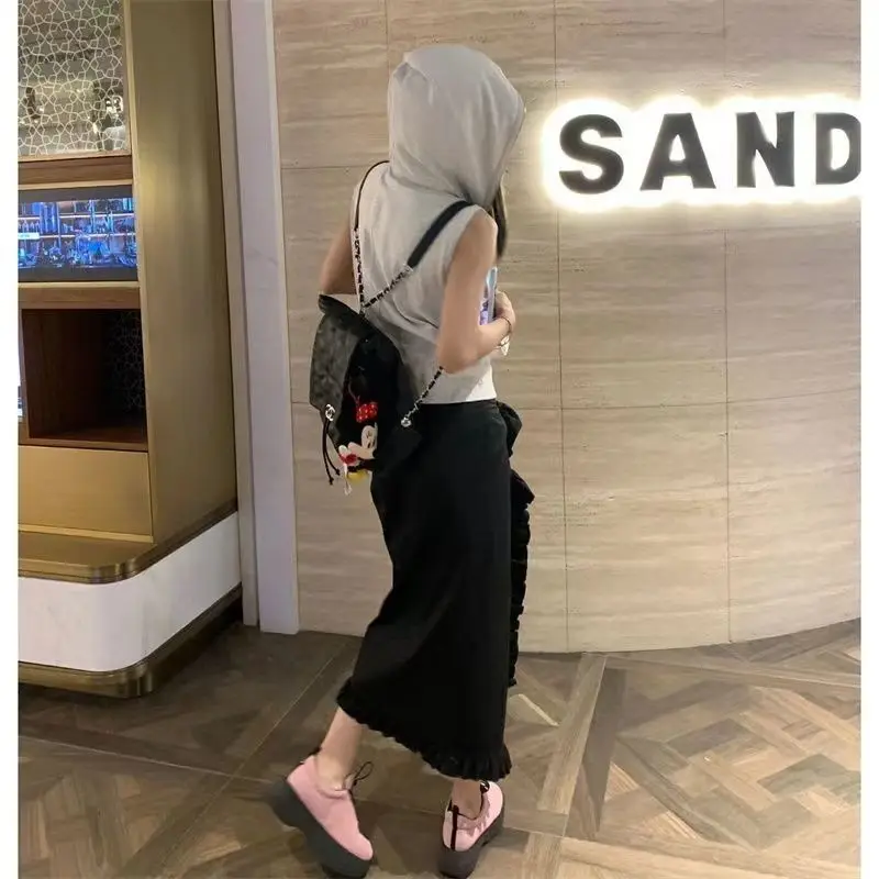 

Жилеты Жилеты Тонкий женский жилет Кружевной весенний замшевый художественный изысканный минималистичный современный текстурированный жилет Элегантный мягкий модный