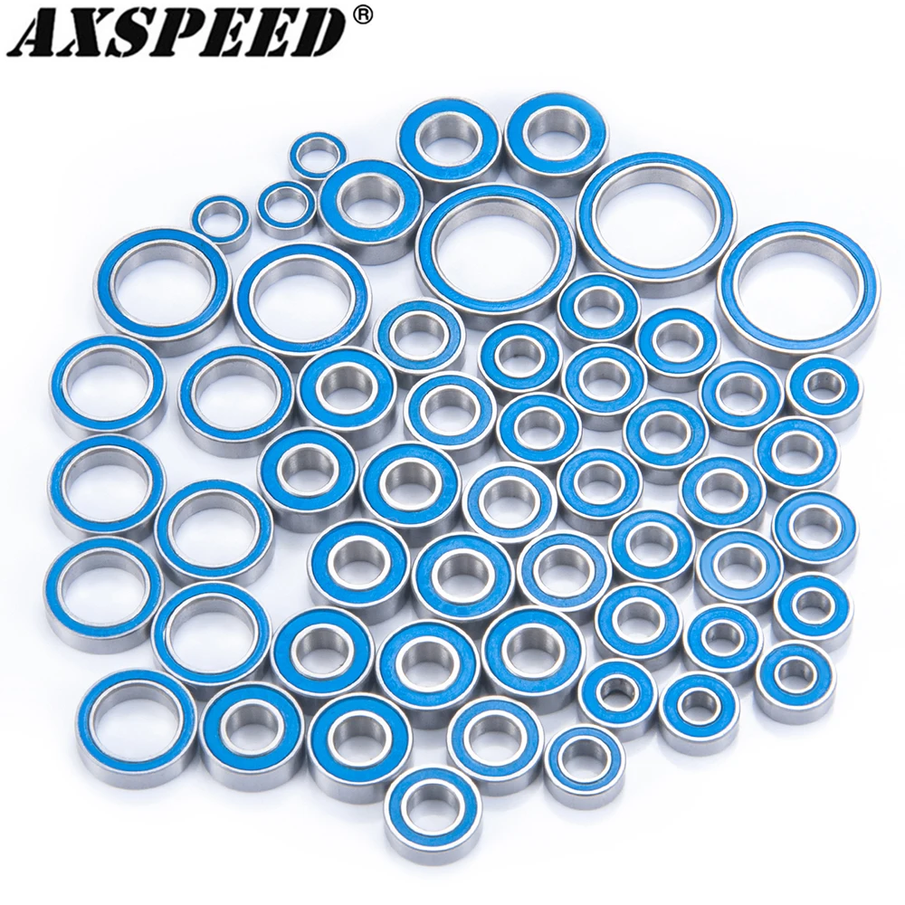 

AXSPEED Blue Sealed Bearing Set for 1/10 RC Crawler TRX6 TRX4 Bronco Defender Sport Blazer Ball Bearing Parts