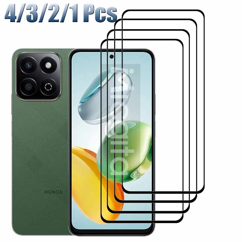 

Full Cover For Honor X7C For Honor 200 Smart Screen protector 9H Anti-Scratch Tempered glass 4/3/2/1pcs