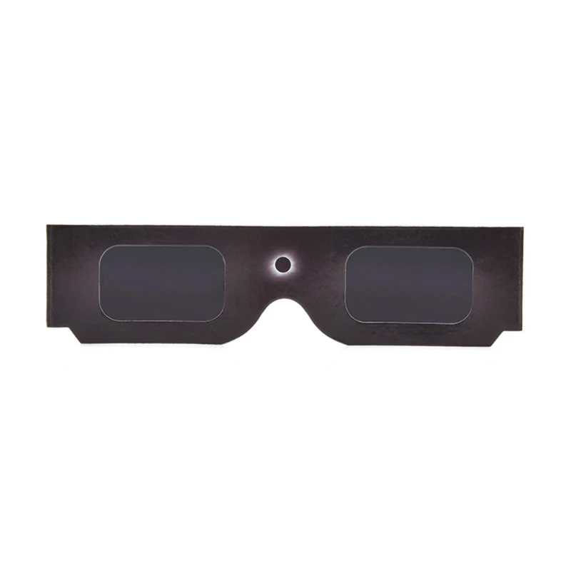 Portable Solar Eclipses Glasses Safe Shades for Direct Sun Viewing Anti-UV Viewing Glasses for Children Adult M68E