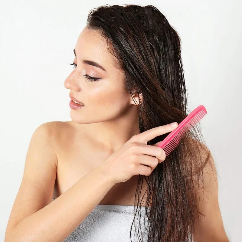 

AFOURT-пластик с мелкими зубьями для женщин и мужчин, расчески для волос, 120 шт., карманная расческа для укладки, ухода за ежедневным использованием