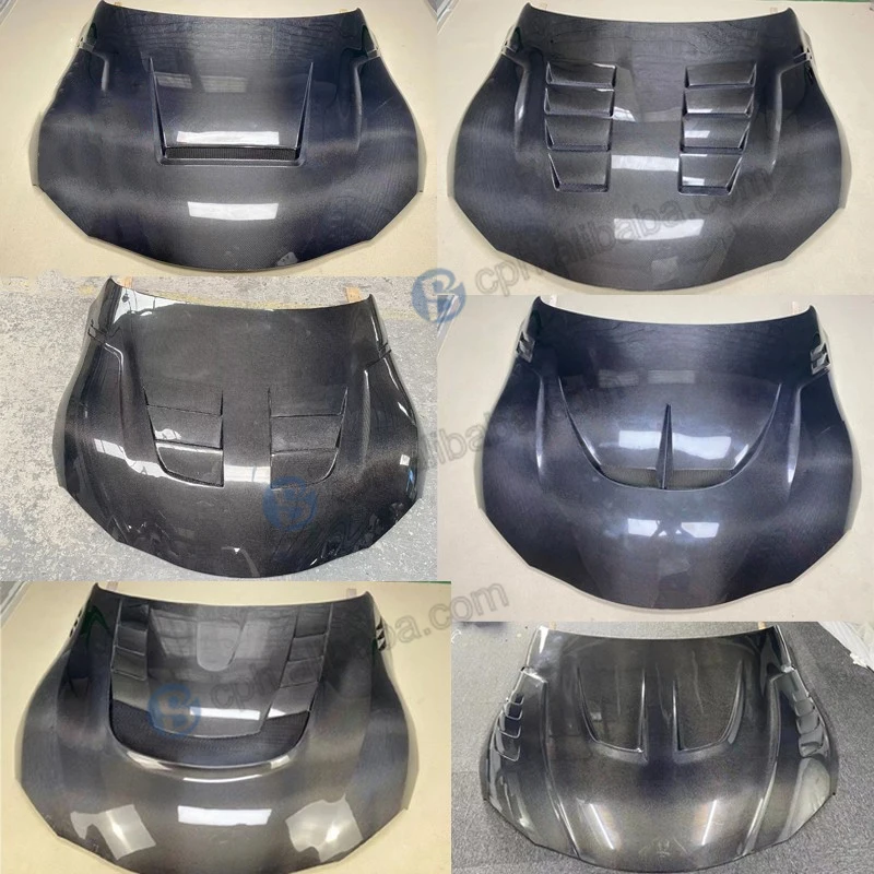BENSNEES Custom Car Decoration V S GR Style Carbon Fiber Hood for  Supra A90 MK5 2021 2022 Engine Bonnet