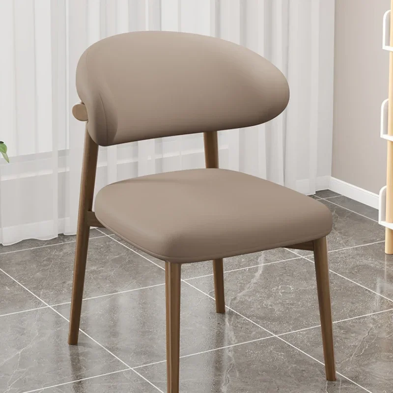 

Lounge Ergonomic Dining Chairs Nordic Accent Modern Kitchen Wood Living Room Chairs Designer Juegos De Comedor Home Furniture