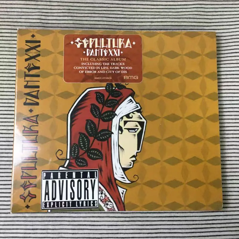 

CD Sepultura — концептуальный альбом Данте XXI года (2006, 15 дорожек, на основе божественной комедии Данте, последние с Игором Кавалерой, SPV Records