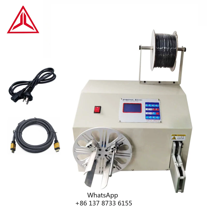 JL-5-30A Semi-Automatic Winding Cable Tie Machine Automatic Wire Binding Equipment For Cable Manufacturing