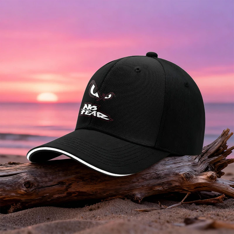 NO FEAR Eye Pattern Baseball Cap – Adjustable Breathable Hip Hop Cap for Men & Women, Spring Summer Travel Fishing Gift