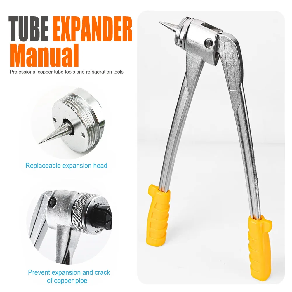 Расширитель для медных труб 10-42 мм, инструмент для развальцовки труб, рычажный тип, расширитель труб, портативный ручной расширитель для медных алюминиевых труб Расширитель для медных труб 10-42 мм, инструмент для развальцовки труб, рычажный тип, расширитель труб, портативный ручной расширитель для медных алюминиевых труб