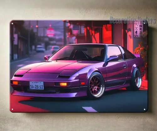 180sx Auto-Metallposter – Sammler-Blechschild 20x30cm – Aluminium