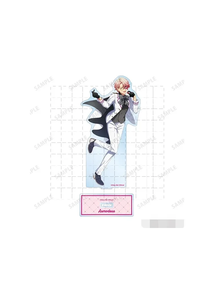 Anime Leviathan Asmodeus Mammon Beelzebub Belphegor Game 2-Obey Me Acrylic Stand Doll Figure Model Plate Toy For Gift