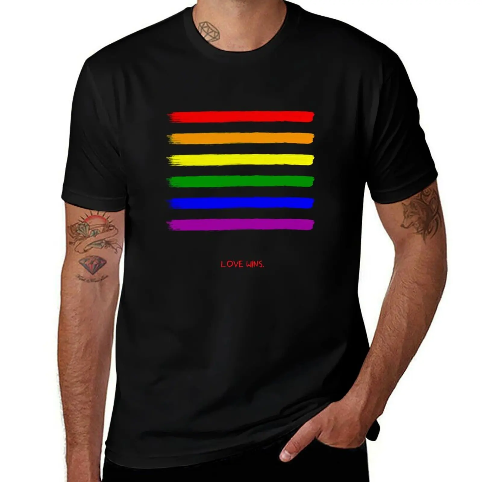 

Love wins T-Shirt Plus Size Quick Dry Sports Tee