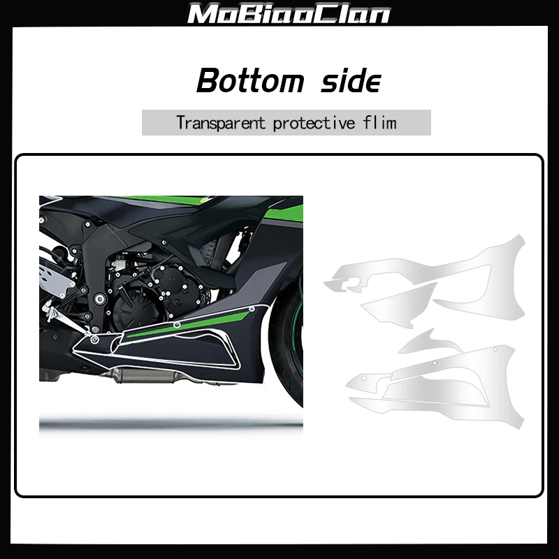 Per Kawasaki Ninja zx6r zx 6r ZX 6R 2024 Invisibile Copertura Auto Corpo Adesivo Trasparente Serbatoio Carburante Pellicola Accessori di Modifica