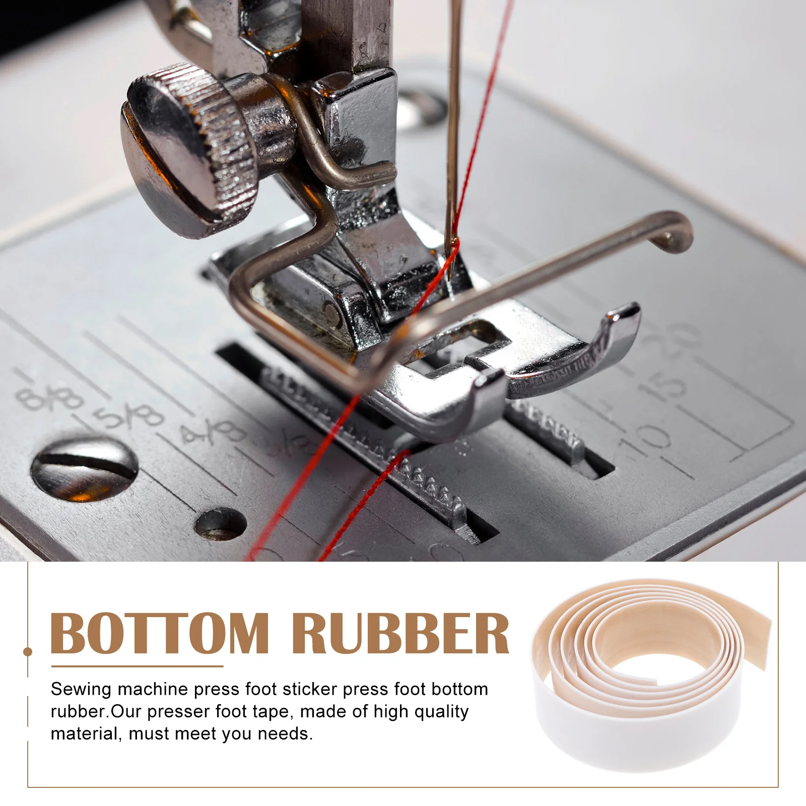 

Non-Sticky Presser Foot Tape Roll Sturdy Trustworthy Multi-Functional for Old Type Domestic Pedal Sewing Machines