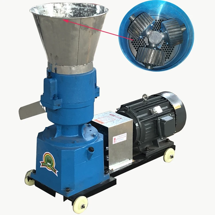 High Productivity New Animal Poultry Fish Pig Cattle Feed Pelletizer Metal Pellet Making Machine