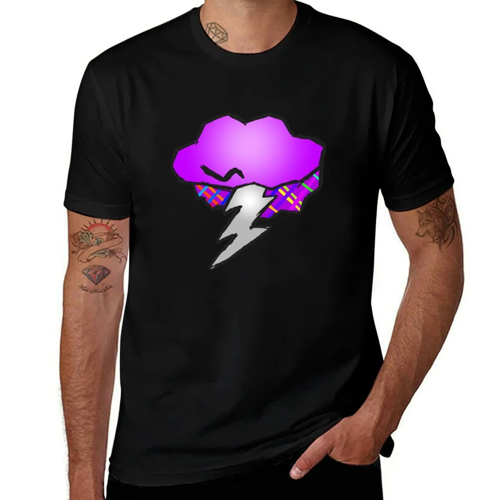 Virgil Anxiety Sanders Gay Rainbow Logo T-Shirt Graphic Print Short Sleeve T-Shirt