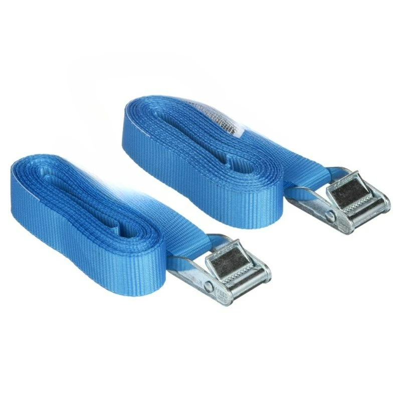 13 FT x 1 In Cam Buckle Lashing Strap Tie Down, 200 lbs., 2 Straps